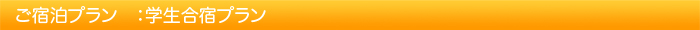 学生合宿プラン