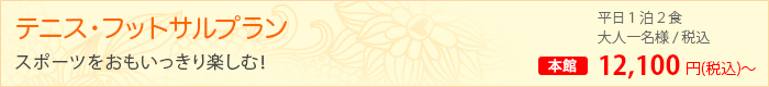 テニス・フットサルプラン